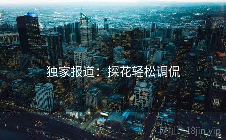 独家报道：探花轻松调侃